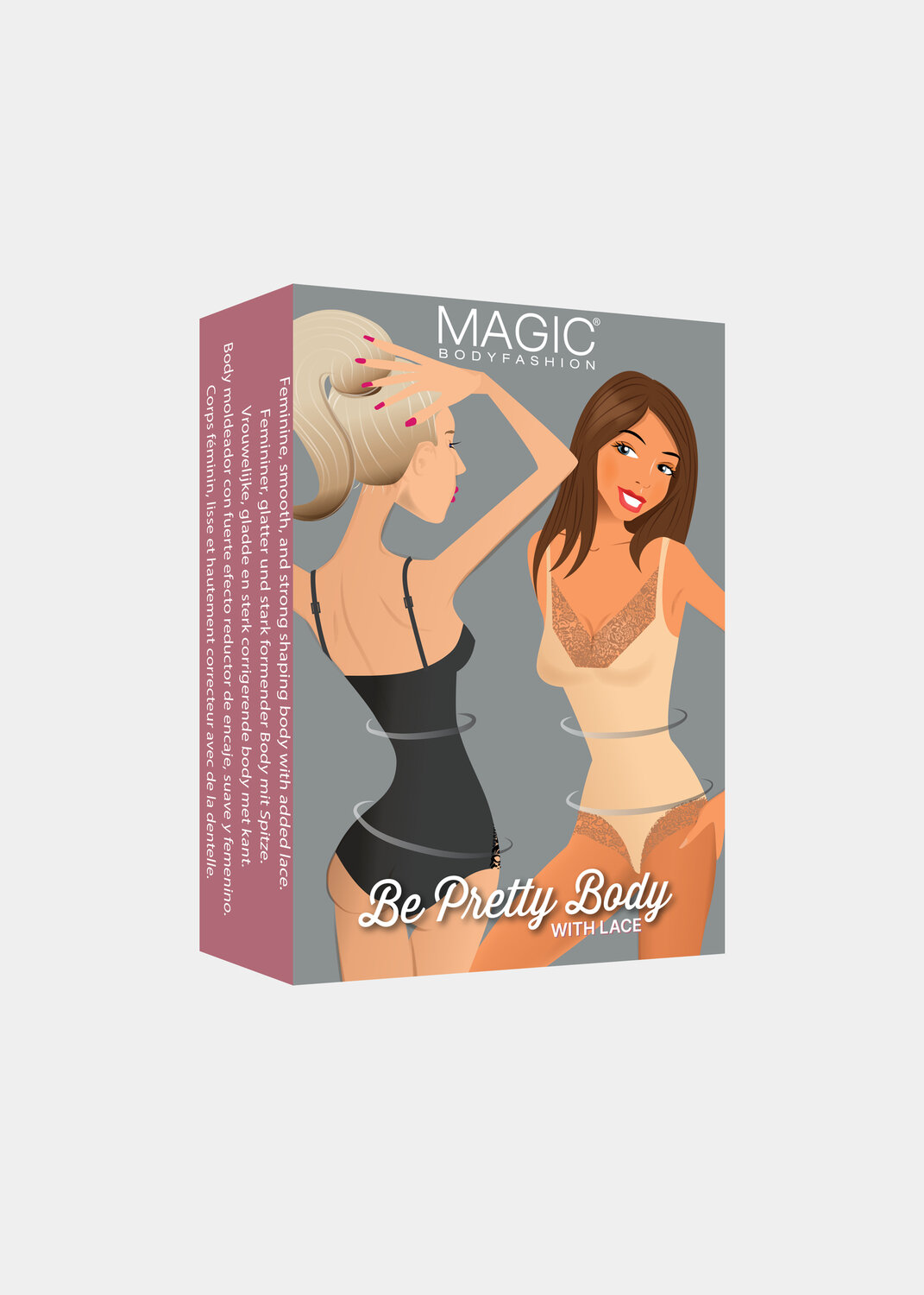 Magic BodyFashion Super Control Body Womens Wear Your Own Bra Open Bust  Bodybriefer Shapewear Medium Shaping With Lace