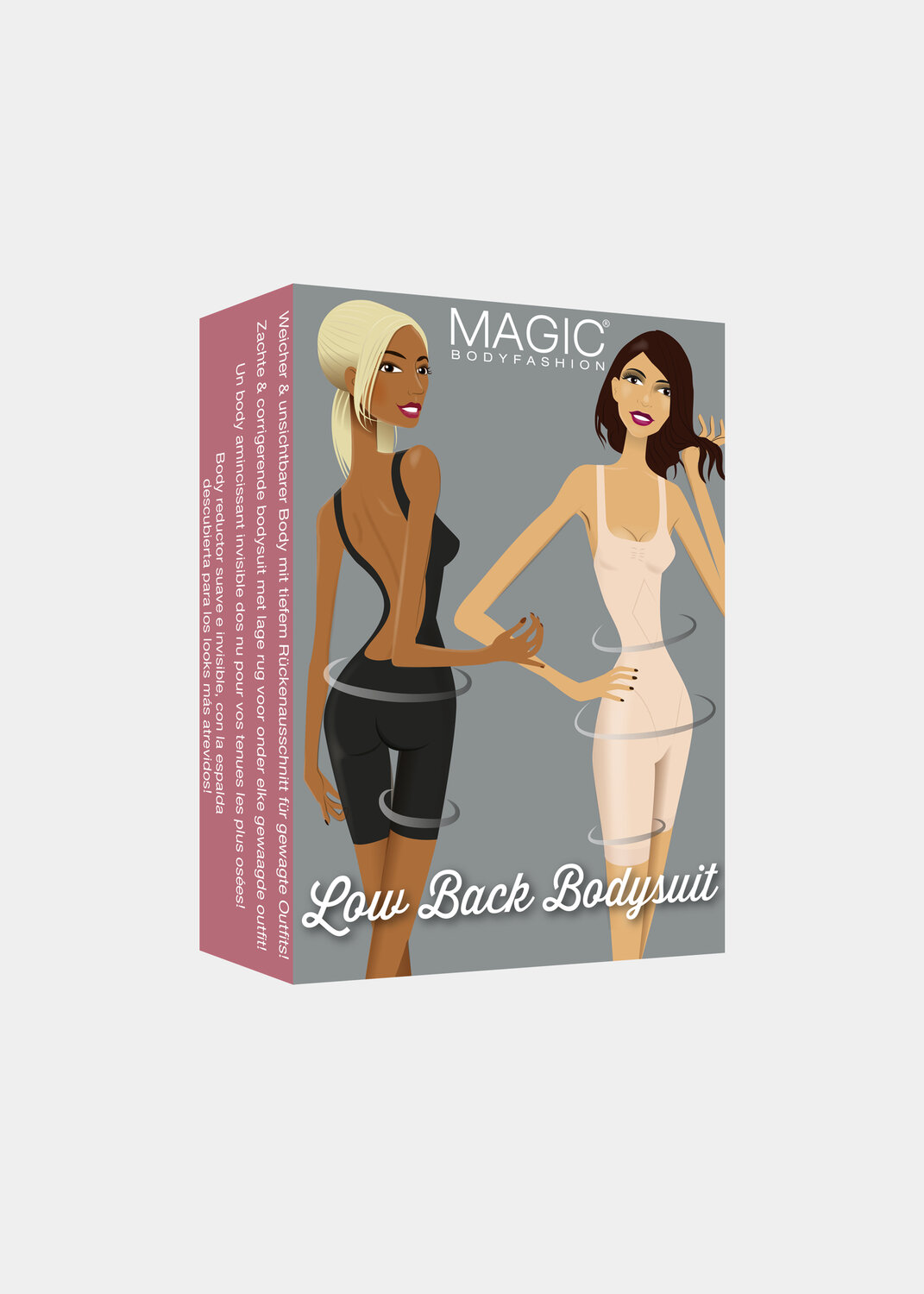 Magic Bodyfashion low back contour shaping bodysuit with short detail in  black - ShopStyle Shapewear