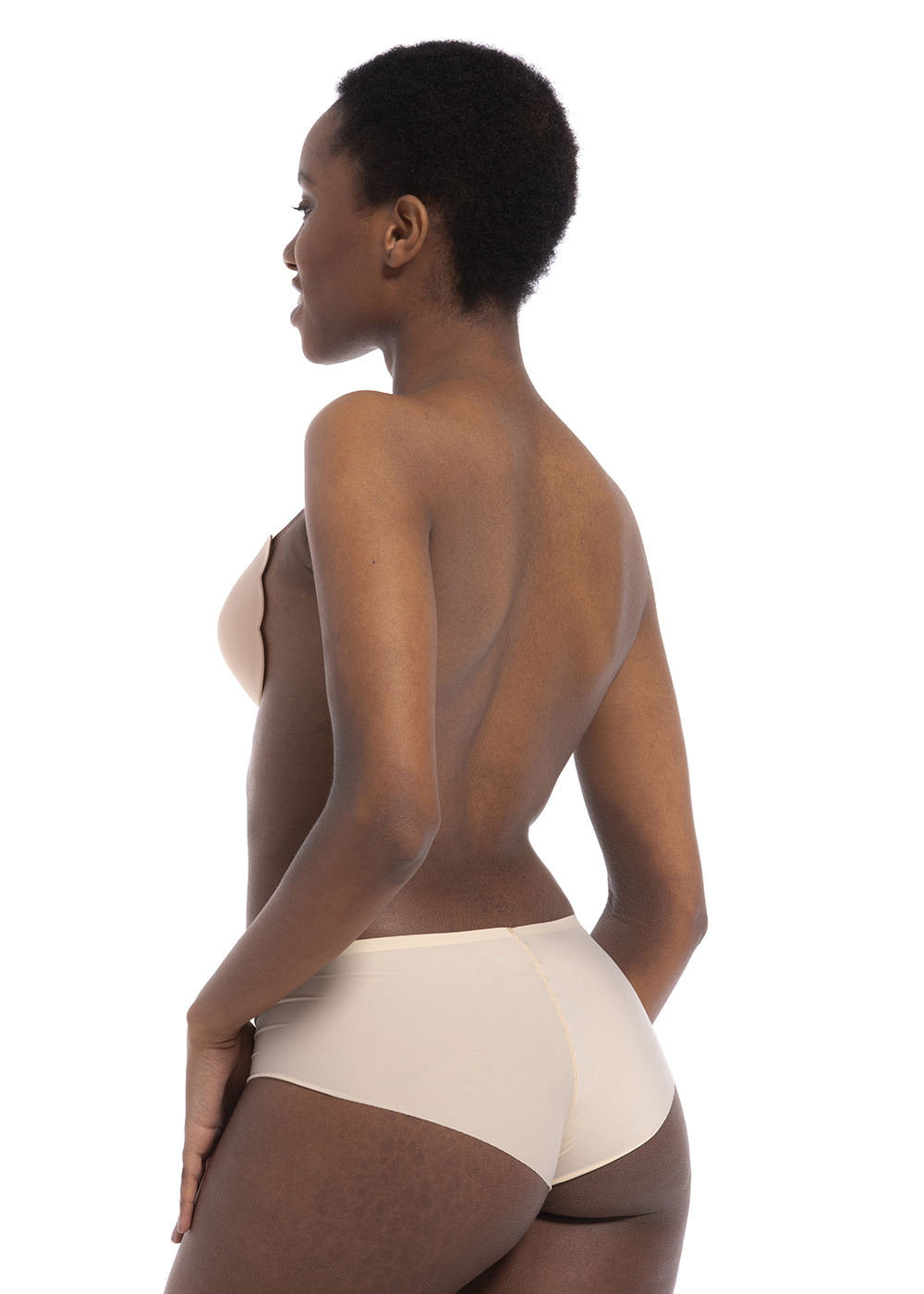 Women's Low Back Bra Lace Glossy U Shape Backless Bra wear with Low Back  Dresses 